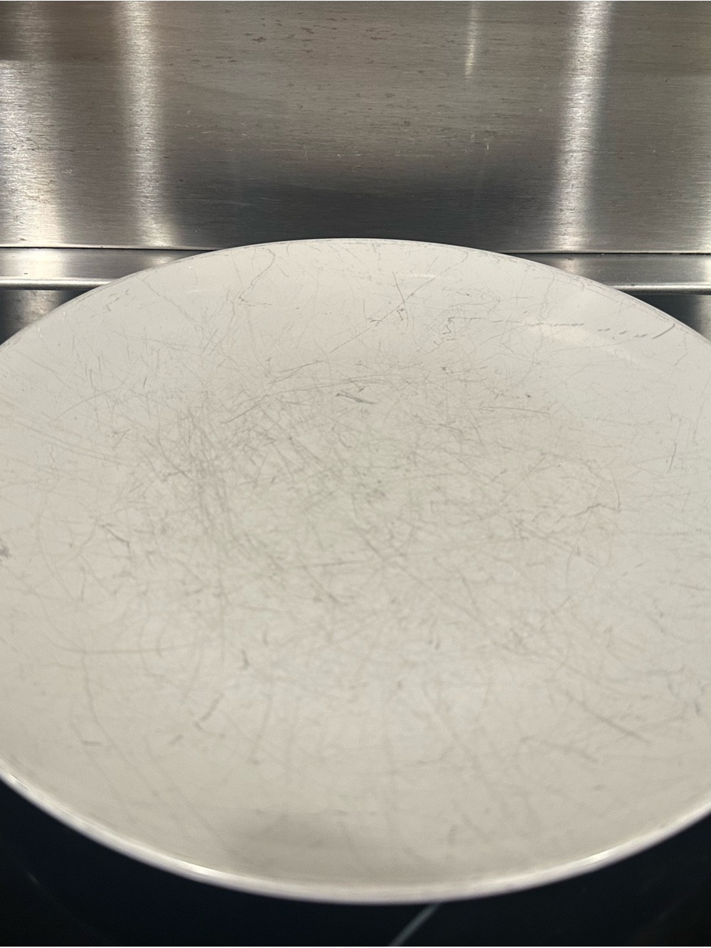 White Ceramic Dinner Plate - Classic White 10”